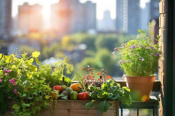 Quali sono i vantaggi di avere un orto urbano sul proprio balcone?